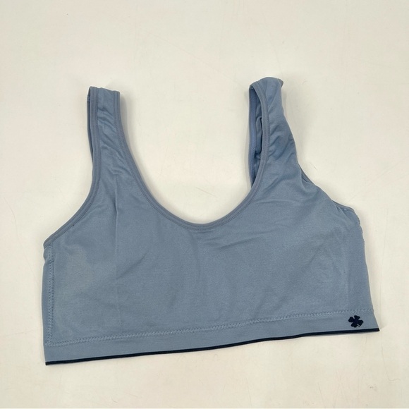 LUCKY BRAND Woman's Light Blue Lightweight Wireless Bra Size L - Picture 1 of 10